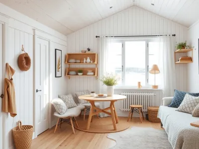 Sjarmerende sjøhytte med egen strandlinje